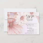 Prachtige roze madeliefjes RSVP 2 Maaltijd keuze (Voorkant)