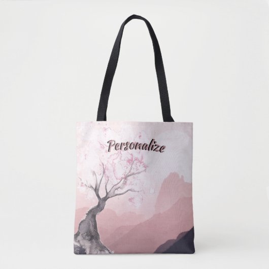 Prachtige roze Natuur Tote Bag (Voorkant)