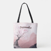 Prachtige roze Natuur Tote Bag (Achterkant)