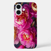 Prachtige roze pioenen met gouden accenten Case-Mate iPhone case (Achterkant)