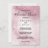 Prachtige roze repetitie: Uitnodiging (Voorkant)