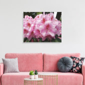 Prachtige roze rododendron blooms Floral Canvas Afdruk (Insitu (Woonkamer))