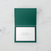 Prachtige roze Rose Aqua Achtergrond Gefeliciteerd Kaart (Binnen)