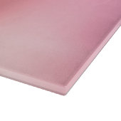 Prachtige roze roze roze goud en koperglitterdrupp snijplank (Hoek)