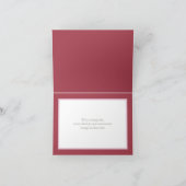 Prachtige roze roze roze roze achtergrond gefelici kaart (Binnen)