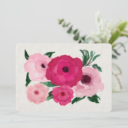 Prachtige roze rozen elke keer (Staand voorkant)