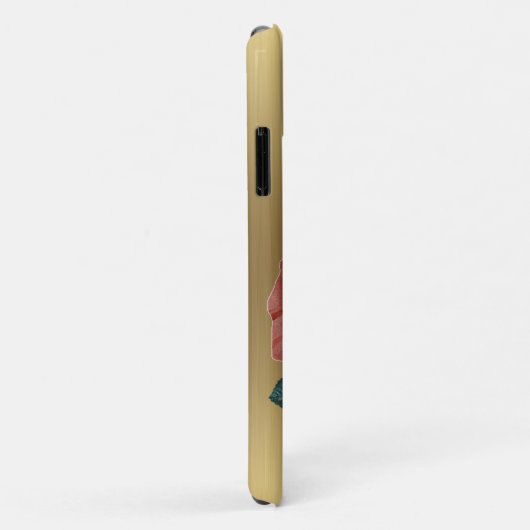 Prachtige  roze rozen met naam Monogram Case-Mate iPhone Case (Achterkant/rechts)