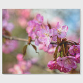 Prachtige roze Sakura Flowers Cadeaupapier (Vlak)