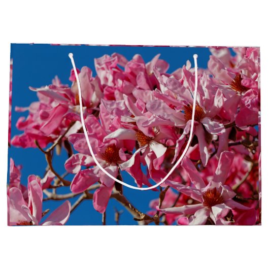 Prachtige roze saucer Magnolia Blossom Large Cadeautasje (Achterkant)