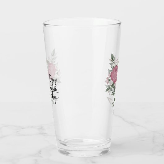Prachtige roze Stem Roos appreciatie prijsopgave Glas (Links)