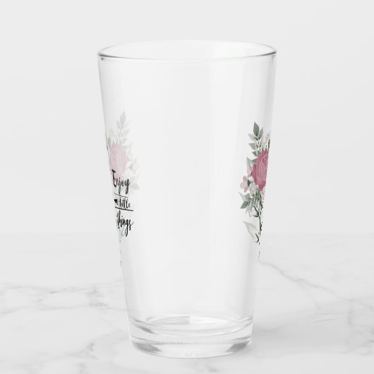 Prachtige roze Stem Roos appreciatie prijsopgave Glas (Rechts)