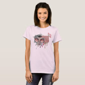 Prachtige roze t-shirt (Voorkant volledig)