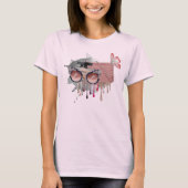 Prachtige roze t-shirt (Voorkant)