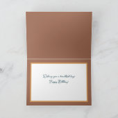 Prachtige Roze Tulp  Bloemen Boeket Verjaardag Kaart (Binnen)