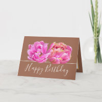 Prachtige Roze Tulp  Bloemen Boeket Verjaardag