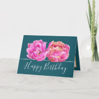 Prachtige Roze Tulp  Bloemen Boeket Verjaardag