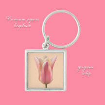 Prachtige Roze Tulp Sleutelhanger Geschenken