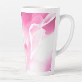 Prachtige roze ventilator afdrukken Grote latorMok Latte Mok