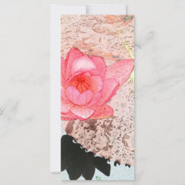 prachtige roze waterlilly flower foto art