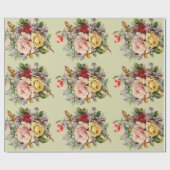 Prachtige  Rozen, aangepast Cadeaupapier (Vlak)