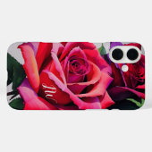 Prachtige rozen en aangepaste tekst Case-Mate iPhone case (Achterkant (horizontaal))