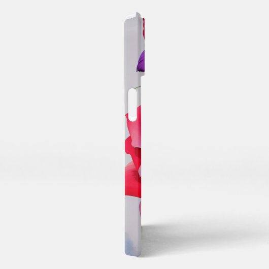 Prachtige rozen en aangepaste tekst iPhone hoesje (Rechterkant)