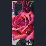 Prachtige rozen en aangepaste tekst samsung galaxy hoesje<br><div class="desc">Prachtig rood, roze en een beetje paarse rozen gemengd-mediawerk, gemaakt met een van mijn foto's van een roos en een fotobewerkingsprogramma om artistieke effecten te krijgen. De initialen zijn een sjabloon object en kunnen gemakkelijk worden gewijzigd in een andere tekst. Het is mogelijk om de kleur en/of de grootte van...</div>