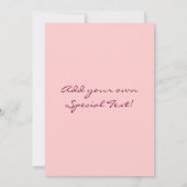 Prachtige  Rozen Save The Date (Achterkant)