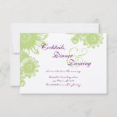 Prachtige RSVP-kaart voor het uitzenden van een b Kaart (Voorkant)