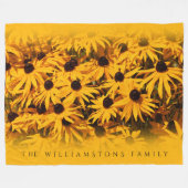 Prachtige Rudbeckia Fulgida/Oranje Coneflowers Fleece Deken (Voorkant (Horizontaal))