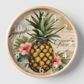 Prachtige  rustieke kalligrafie ananas kunst (Voorkant)