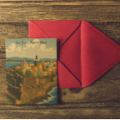 Prachtige San Juan Puerto Rico Retro Art Briefkaart