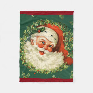 Prachtige Santa Claus Afbeelding Fleece Deken