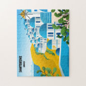 Prachtige Santorini Griekenland Reizen Legpuzzel (Verticaal)