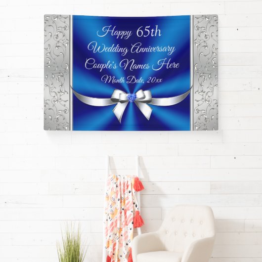 Prachtige, Sapphire Blue, 65e Jubileum banners (Insitu)