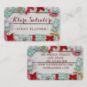 Prachtige Schattige kerstcadeautjes Visitekaartje (Voorkant / Achterkant)