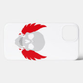 prachtige schedel met vleugel Case-Mate iPhone case (Achterkant (horizontaal))