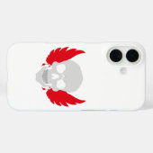 prachtige schedel met vleugels Case-Mate iPhone case (Achterkant (horizontaal))