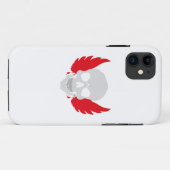 prachtige schedel met vleugels Case-Mate iPhone case (Achterkant (horizontaal))