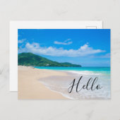 Prachtige Schilderachtig tropische bestemming Briefkaart (Voorkant / Achterkant)