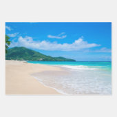 Prachtige Schilderachtig tropische bestemming Inpakpapier Vel (Voorkant)