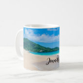 Prachtige Schilderachtig tropische bestemming Koffiemok (Voorkant links)