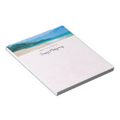 Prachtige Schilderachtig tropische bestemming Notitieblok (Schuin)