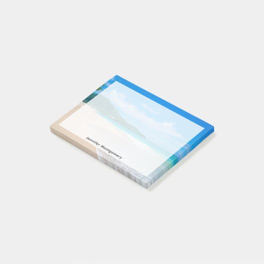 Prachtige Schilderachtig tropische bestemming Post-it® Notes (Schuin)