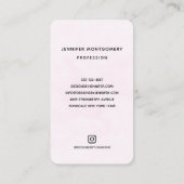 Prachtige Schilderachtig tropische bestemming Visitekaartje (Achterkant)