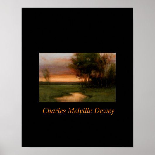 Prachtige schilderijen van de Amerikaanse Tonalist Poster (Voorkant)