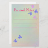 Prachtige schoolbriefing van de schitterende poppe briefpapier (Voorkant / Achterkant)