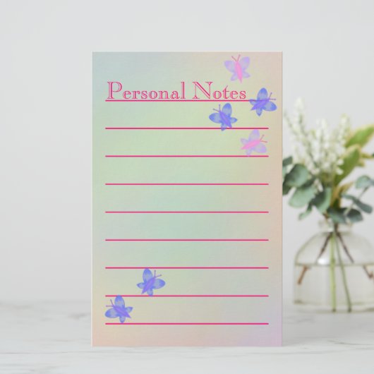 Prachtige schoolbriefing van de schitterende poppe briefpapier (Staand voorkant)