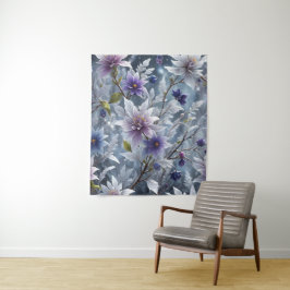 Prachtige schoonheid van ijzige winterbloei wandkleed