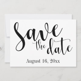 Prachtige script typografie, Eenvoudige "Save the Save The Date